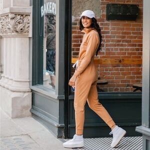 Smash + Tess Camel Jumpsuit